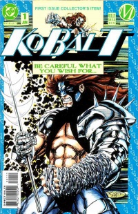 Kobalt nr 1 (juni 1994), omslag av John Byrne. © DC Comics/Milstone Media. Bilden är hämtad med tillstånd från The Grand Comic Book Database.