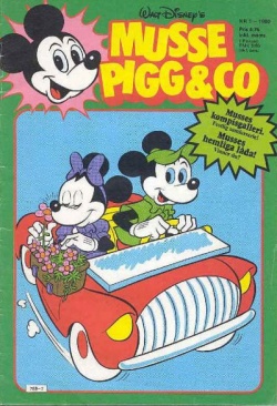 Musse Pigg & C:o nr 1/1980 Första numret, © Disney